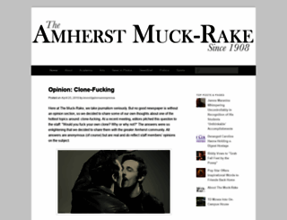 amherstmuckrake.com screenshot