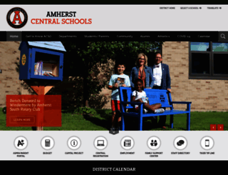 amherstschools.org screenshot