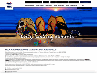 amic-hotels-mallorca.com screenshot
