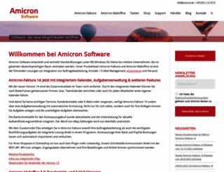 amicron-software.de screenshot