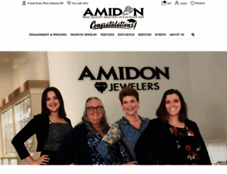 amidonjewelers.com screenshot
