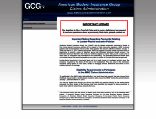 amigclaimsadministration.com screenshot