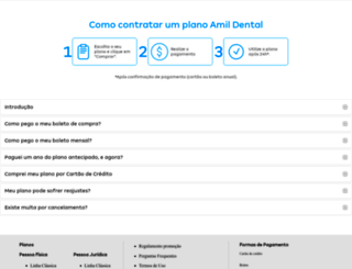 amildental.com.br screenshot