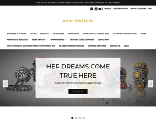 aminjewelers.com screenshot