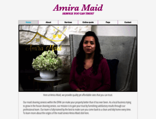 amiramaid.com screenshot