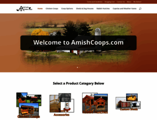 amishcoops.com screenshot