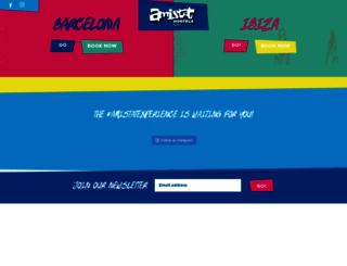 amistatbeachhostel.com screenshot
