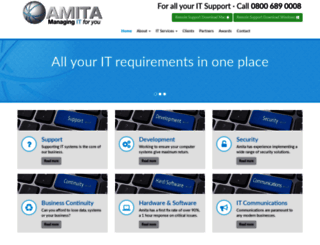 amita.co.uk screenshot