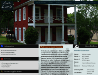 amitecounty.ms screenshot