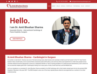 amitsharmacardiologist.com screenshot