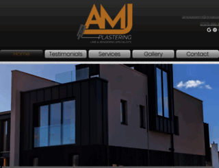 amjplastering.co.uk screenshot