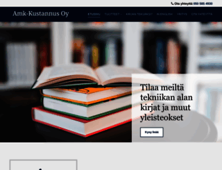 amk-kustannus.fi screenshot