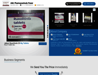 amlpharmaceutical.com screenshot