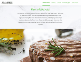 ammarhalalmeats.com screenshot