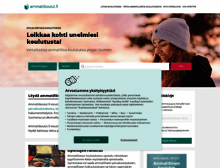 ammattikoulut.fi screenshot