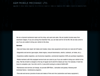 ammobilemechanic.com screenshot