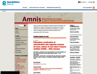 amnis.revues.org screenshot