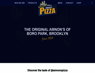 amnonskosherpizza.com screenshot