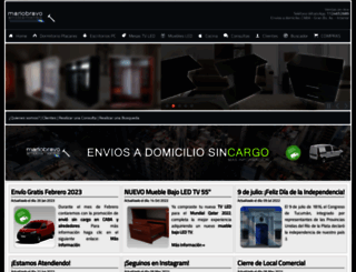 amoblamientosmb.com.ar screenshot