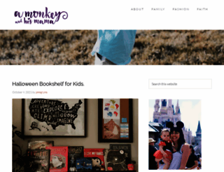 amonkeyandhismama.com screenshot