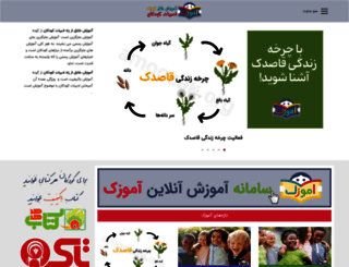 amoozak.org screenshot