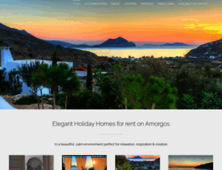 amorgos-holidayhomes.com screenshot