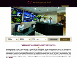amoritaboutiquehotel.com screenshot