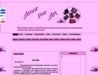 amorporart.blogspot.com.br screenshot