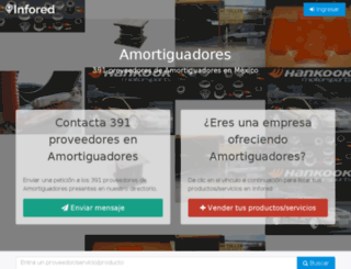 amortiguadores.infored.com.mx screenshot