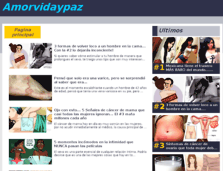 amorvidaypaz.com screenshot