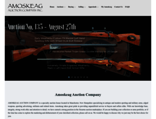 amoskeagauction.com screenshot