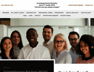 amoskeagfamilydentistry.com screenshot