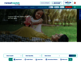 amp.manipalhospitals.com screenshot
