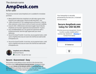 ampdesk.com screenshot