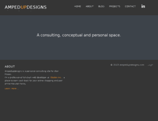 ampedupdesigns.com screenshot