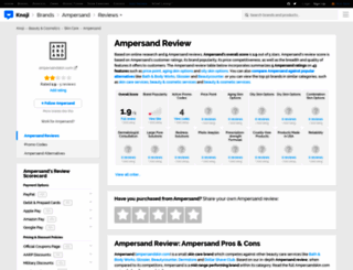 ampersand.knoji.com screenshot
