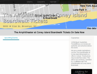 amphitheaterconeyisland.ticketoffices.com screenshot