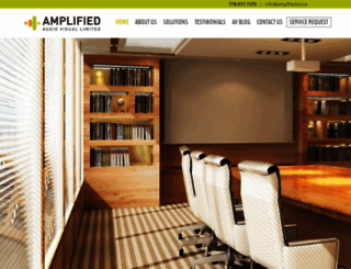amplifiedavsolutions.com screenshot