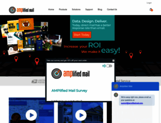 amplifiedmail.com screenshot
