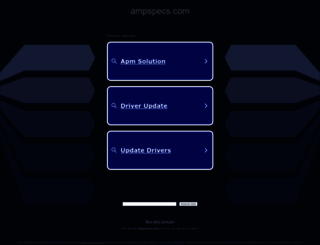 ampspecs.com screenshot
