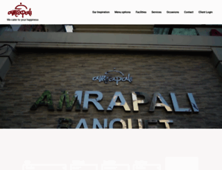 amrapalibanquet.com screenshot