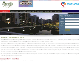 amrapalicastlegreaternoida.com screenshot