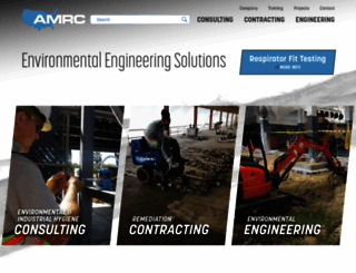 amrc-environmental.com screenshot