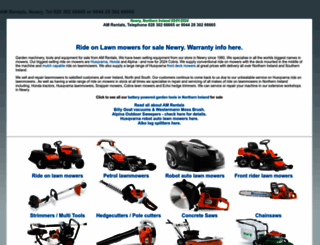 amrentals.co.uk screenshot