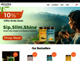 amritalemontea.com screenshot