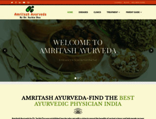 amritashayurveda.com screenshot