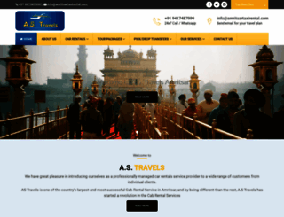 amritsartaxirental.com screenshot