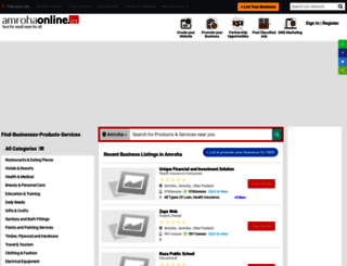 amrohaonline.in screenshot