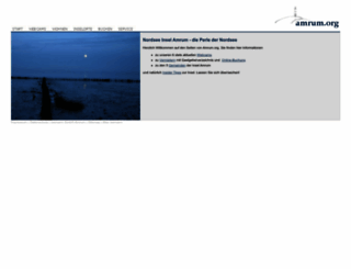 amrum-wetter.de screenshot