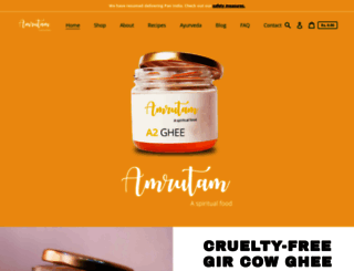 amrutamindia.com screenshot